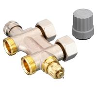 Raccord Danfoss VHS-E pour chauffage monotube, R 1/2, passage direct, 1 pièce.