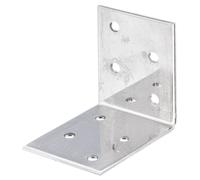 Raccord d'angle Alberts | Acier inoxydable | 50 x 50 x 40 mm | Jeu de 50 pièces