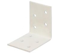 Raccord d'angle Alberts | galvanisé, plastifié blanc | 50 x 50 x 40 mm | Set de 50 pièces