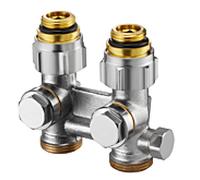 raccord d'arrêt Oventrop CEW 1015933 Multiflex F, 2000 /2"AG x 3/4"AG, laiton, nickelé
