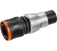 Raccord d'arrosage Premium Aquastop 13 mm (1/2'') - 15 mm (5/8 Pouce) de Gardena : aquastop, résistant au gel, emballé (18253-50)