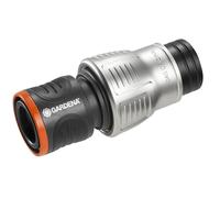 Raccord d'arrosage Premium Aquastop 19 mm (3/4 Pouce) de Gardena : aquastop, bon maintien du tuyau, résistant au gel, emballé (18254-20)
