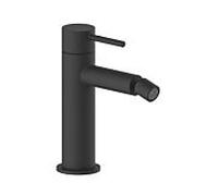 Raccord de bidet Herzbach Siro 30.120360.1.12 avec garniture de vidage , noir mat