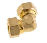 Raccord de compression coudé à 90 degrés en laiton 22mm 54 Bar DIN EN 1254-2