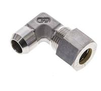 Raccord de compression coude en acier inoxydable 12L et 16mm avec embout à souder 315 bar ISO 8434-1