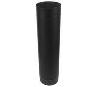 Raccord de Conduit de Fumée 125mm en Acier Inoxydable pour Cheminée | Tube de Ventilation à Paroi Simple, Haute Température, Installation Facile, Protège la Déformation Dommages