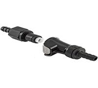 RACCORD DE DURITE ESSENCE 5MM 6MM TONDEUSE MOTOCULTEUR COUPLEUR RAPIDE COUPE SECURITE NOIR MOTO QUAD THERMIQUE TRACTEUR TAILLE HAIE GROUPE ELECTROGENE PISCINE