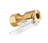 Raccord de Gonflage à pour Pneus Buse de Raccord Robuste avec Clip pour | Embout En Laiton De Gonflage Des Pneus Pour Voiture Camion SUV Moto Vélo Remorque Camping-Car