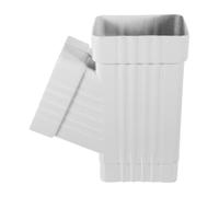 Raccord de Gouttière en Y en Alliage D’aluminium pour Écoulement Pluvial | Surface Anodisée, Installation Rapide, Drainage Fiable, Compatible Plusieurs Formats, pour Vérandas et Villas Blanches
