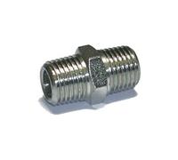 Raccord 1/4" Mecafer - Mâle / Mâle