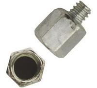 Raccord de jonction hexagonal mâle-femelle en acier zingué - Ø M7 x 150 / M8 - 15 mm - Boite de 50 - SCELL-IT - RMFHEXM7M8 Zingué G