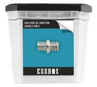 Raccord de jonction hexagonale ESSBOX mâle/mâle - Ø7x150x150 mm - Boite de 50 - EX-93351107