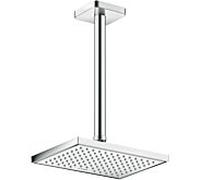 raccord de plafond hansgrohe 26966000 300 mm, chromé , carré