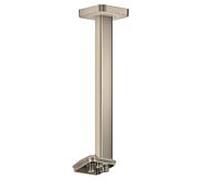 Raccord de plafond Hansgrohe Axor ShowerSphere 39767820 300 mm, pour pommeau de douche 1 jet, nickel brossé