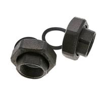 Raccord de pompe Rp1 1/4'' x G 2 pouces Fonte Joint plat NBR 20bar (281.0psi)