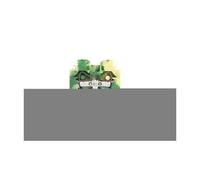 Borne pour conducteur de protection WAGO 282-107 8 mm ressort de traction Affectation: terre vert, jaune 50 pc(s)