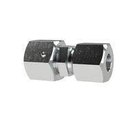 Raccord de réduction, cône d’étanchéité, écrou M26 x 1,5 i., tube Ø 1 18 mm, tube extérieur Ø 2 6 mm, PN max. 315 bar, acier galvanisé