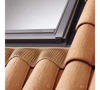 Raccord de remplacement Ocre jaune 134x140 cm VELUX tuile jusqu'à 120 mm de relief - EW UK08 0700C1