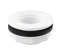 Raccord de retour d'entrée conçu pour s'adapter au système de circulation de piscine Hayward SP1023 avec écrou de verrouillage et joint d'étanchéité en plastique fileté de 3,8 cm