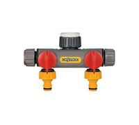 Hozelock Raccord pour robinet 2 voies 2252 0000 Ø 12–15 mm (1/2) avec vanne de régulation