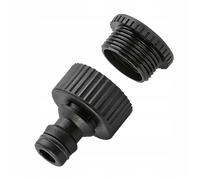 Raccord de Robinet avec Raccord Rapide - Filetage 1/2"" et 3/4"" | Compatible avec nettoyeur Kärcher 2.645-006.0 | Jardin