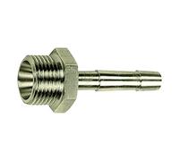 Raccord de tuyau à visser R 3/4 a. Pour tuyau LW 19 SW 32 en acier inoxydable 1.4571 pression de travail max. 60 bar, tampon de fonctionnement. Charge maximale : 150°C
