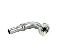 Raccord de tuyau Adaptateur BSP for système d'huile 30,2-79,4 mm, raccord de tube cannelé, raccords tuyauterie haute pression 2/4 couches 13-51, 1 pièce(B,32 x 54mm)