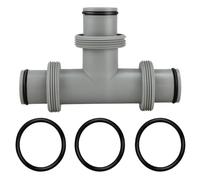 Raccord de tuyau - Adaptateur variable en T pour filtre à sable | Raccord de tuyau en T pour pompe à filtre à sable de piscine, connexion d'eau sécurisée pour l'entretien et le remplacement
