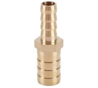 Raccord de tuyau cannelé droit en laiton, 1 pièce, diamètre extérieur, 2 voies, réducteur cannelé, connecteur coupleur(25-12mm)