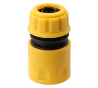 Raccord de tuyau d'arrosage à dégagement rapide Jaune 12 mm de diamètre
