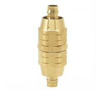 Raccord de tuyau d'arrosage agricole en cuivre massif haute pression | Rallonge adaptateur résistant à la rouille, systèmes d'irrigation, jaune, 72 x 19 mm, réparation de tuyaux d'eau