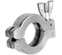 Raccord de tuyau d'aspiration à écrou à oreilles à pince rapide à double broche ISO-KF en acier inoxydable 304, 1 pièce(KF100)