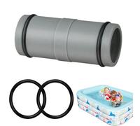 Raccord de tuyau de piscine 32 mm - Extension et T universels de 3,17 cm | Raccord universel de tuyau de piscine de 32 mm | Extension droite et séparateur de type T, connecteur de rechange durable