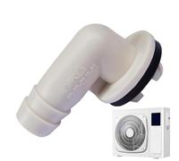 Raccord de Tuyau de Vidange pour Climatiseur | 0,59 Pouce Portable Anti-Fuite | Connecteur de Bec de Sortie pour Unité Extérieure,Pour Unités Split, Fenêtre, Intérieur et Extérieur