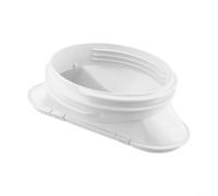 Raccord de tuyau d'échappement AC 13/15 cm, interface en plastique ABS pour conduit de climatiseur portable, blanc et gris