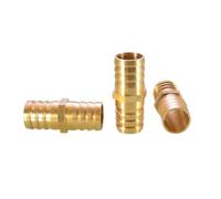 Raccord de tuyau droit en laiton, 3 4 5 6 8 10 12 14 16 19 25mm, Joint de tuyau d'eau à barbe égale, adaptateur de connecteur de coupleur en cuivre et gaz(16mm-16mm)