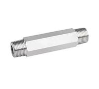 Raccord de tuyau en acier inoxydable 304, filetage mâle BSP NPT, haute pression, Long mamelon hexagonal, coupleur de couplage, 1 pièce(BSP1I4-L 100mm)