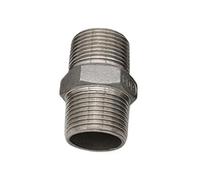 Raccord de tuyau en acier inoxydable 304, moulé, BSP mâle à filetage, connecteurs de tuyau réducteurs filetés à mamelon hexagonal, for raccords de connexion confortables(DN32)(DN20)