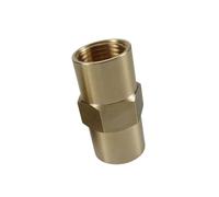 Raccord de tuyau en laiton 5/8 pouces, femelle droite, 1pc | Adaptateur précis en laiton haute pression avec joint étanche gaz industriels pour systèmes de soudage