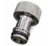 Raccord de tuyau en métal 5/8" pour adaptateur de nettoyage, double mamelon, cônes, embouts de robinet, par exemple Gardena, etc. Nettoyage de la conduite de boissons