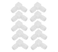 Raccord de tuyau en plastique coudé à 90 degrés de diamètre égal 12 mm en forme de L pour raccords de tuyaux pharmaceutiques, alimentaires et de laboratoire