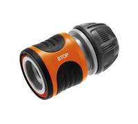 Raccord de tuyau - GARDENA - 18213-26 - Aquastop - 13 mm - 15 mm - Plastique