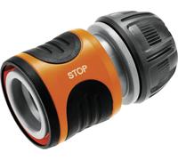 Raccord de tuyau GARDENA 18213-50 plastique avec système aquastop Ø 13 mm (1/2\ ), raccord enfichable