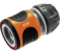 Raccord de tuyau GARDENA 18213-50 plastique avec système aquastop Ø 13 mm (1/2), raccord enfichable