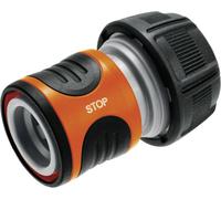 Raccord de tuyau GARDENA 18214-50 plastique avec système aquastop Ø 19 mm (3/4\ ), raccord enfichable