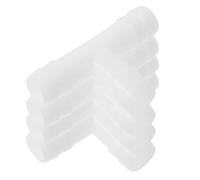 Raccord de Tuyau pour Climatiseur à Trois Voies 4 Pièces Plastique | Siphon Condensat Climatisation, Blanc 6,5x4x1,2cm, Usage Maison et Hôpital