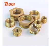 Raccord de tuyau réducteur de douille hexagonale en laiton, 1/8 1/4 3/8 1/2 3/4 F à M fileté réduisant le connecteur de coupleur d'adaptateur de gaz d'eau en cuivre BX1-3