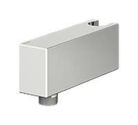 Raccord de tuyau universel KEUCO 59993210000 avec support pour tuyau moulé, finition inox