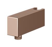 Raccord de tuyau universel KEUCO 59993290000 avec support pour tuyau moulé, or rose brossé