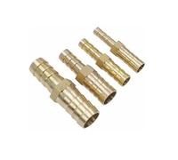 Raccord de tuyauterie à embout cannelé en laiton 5 pièces 4 6 8 10 12 14 16mm tuyau barbe pagode droit égal réducteur réducteur adaptateur tuyau en laiton(OD16mm to OD16mm)